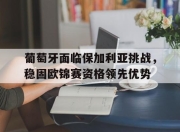包含葡萄牙面临保加利亚挑战，稳固欧锦赛资格领先优势的词条
